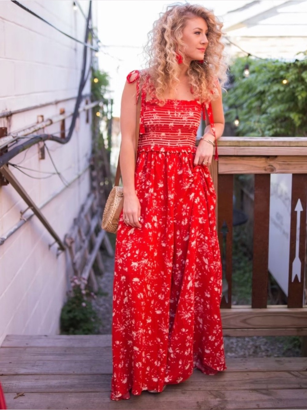 Free People Wide Leg Color My World Jumpsuit in Red Size XS